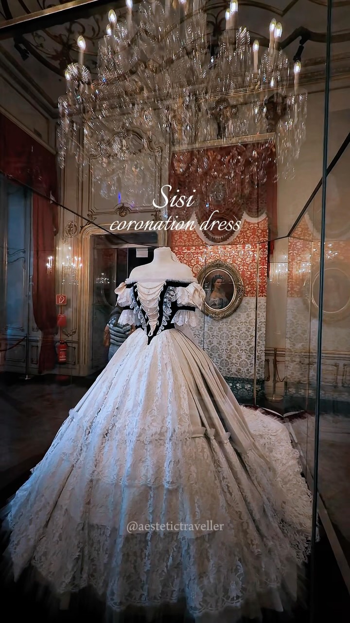 Hofburg Palace Displays Empress Sisi's Coronation Gown