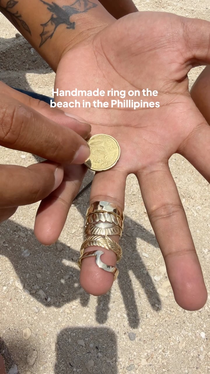 Coin Ring Making at White Beach Moalboal