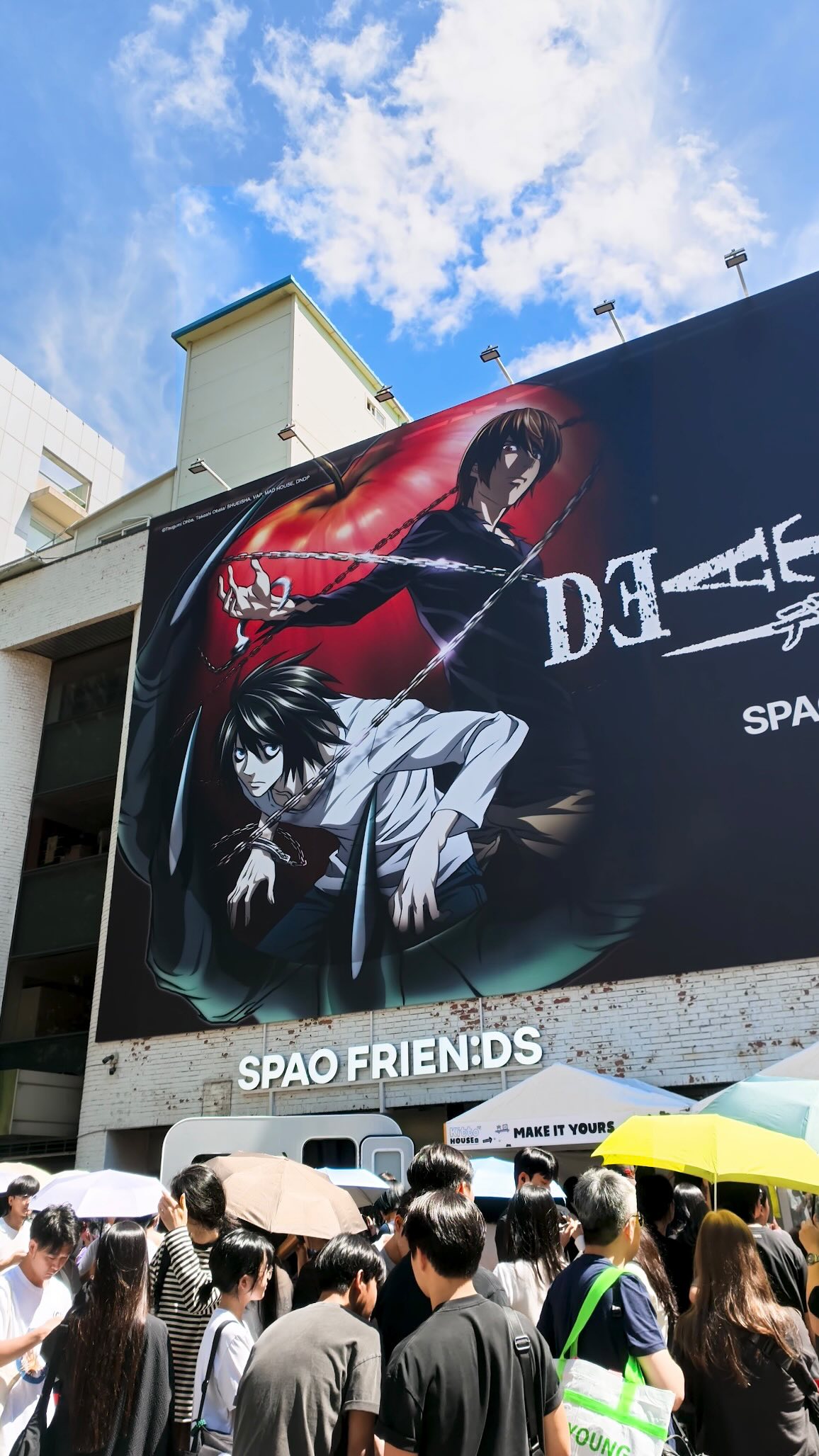 Death Note x SPAO Collaboration Pop-Up Store