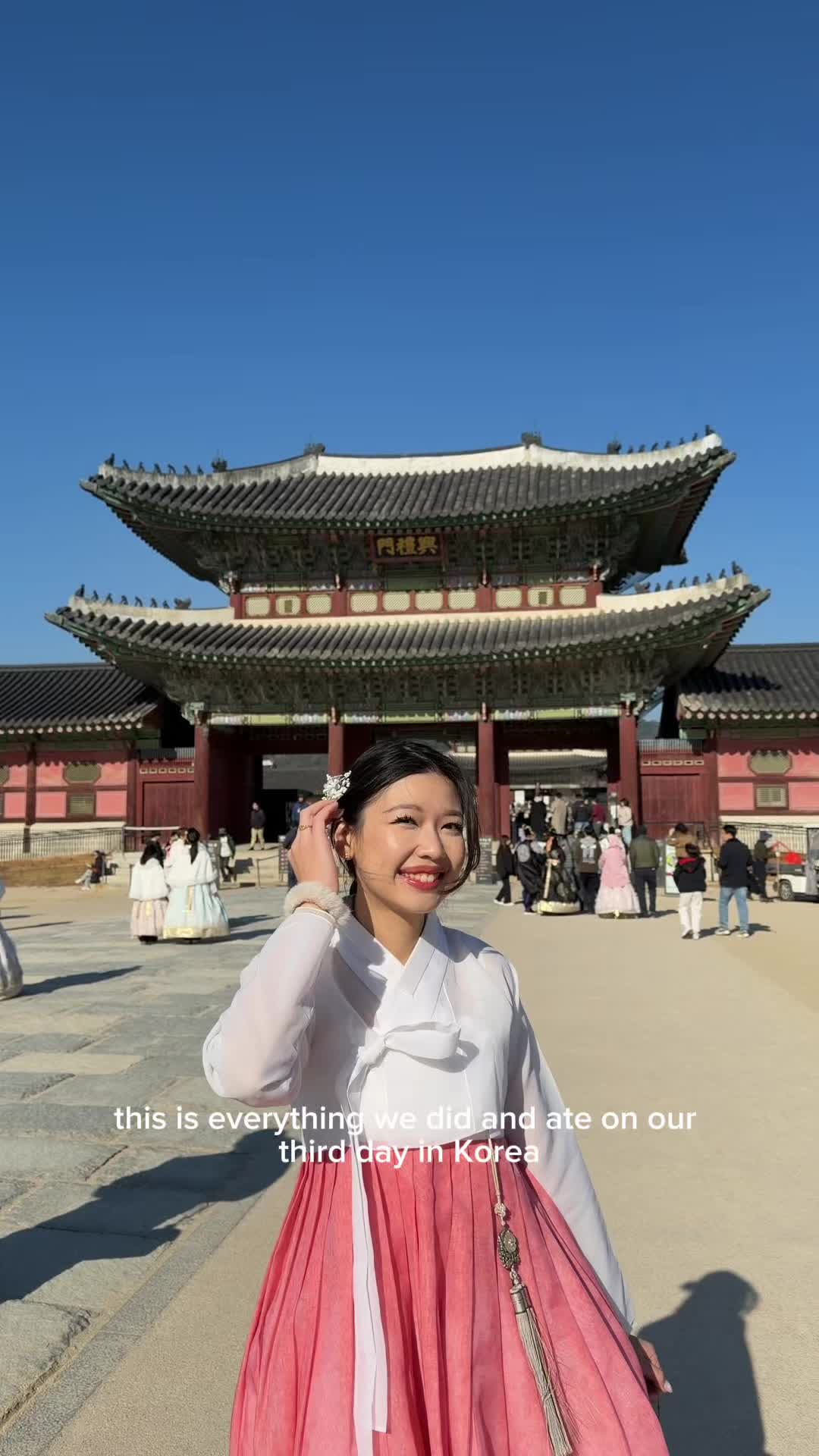 Seoul Hanbok Day: Palace, Village, Cafes & Food