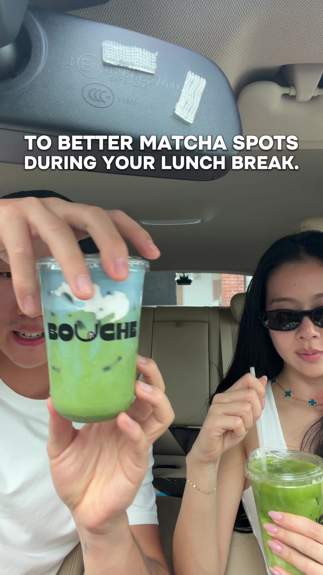 Bouche Matcha Drinks Savored by Couple