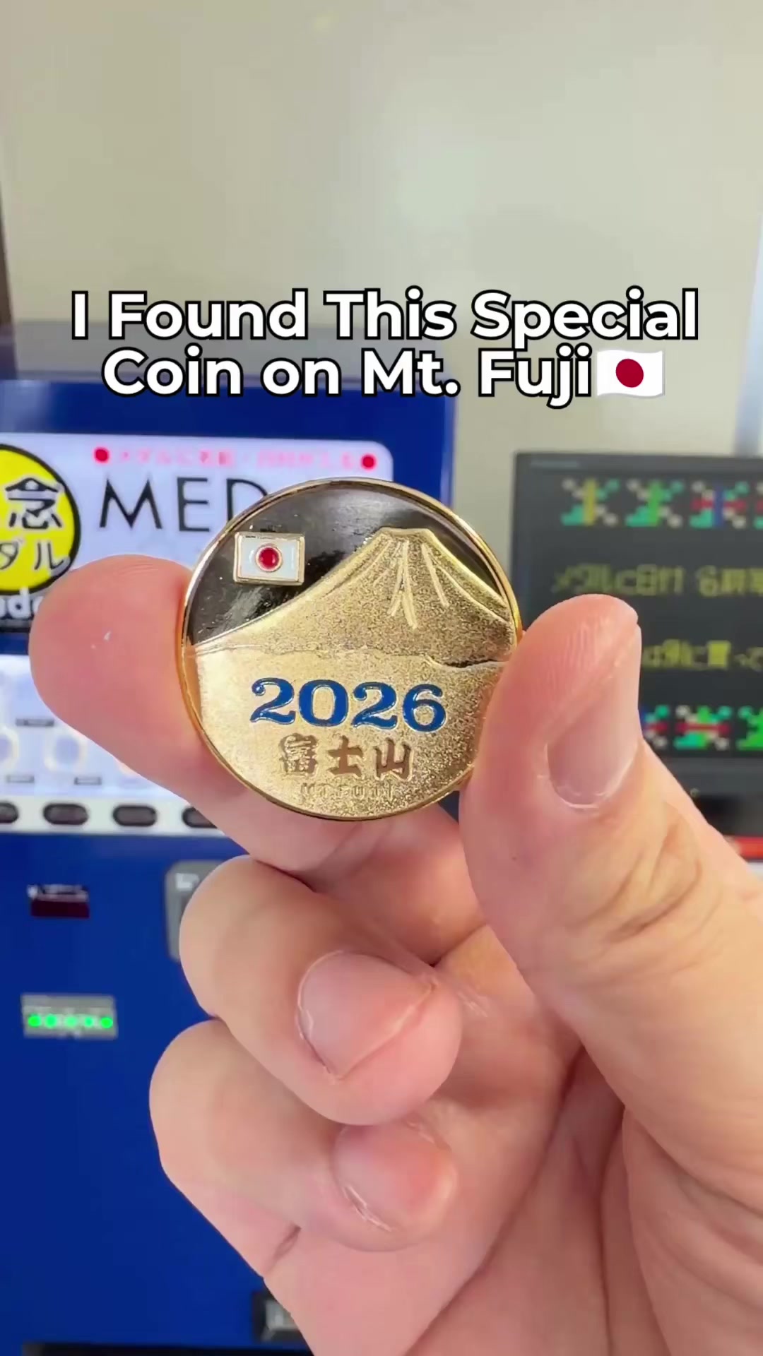 Mount Fuji Souvenir Coin Available