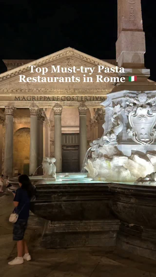 Top Pasta Destinations in Rome