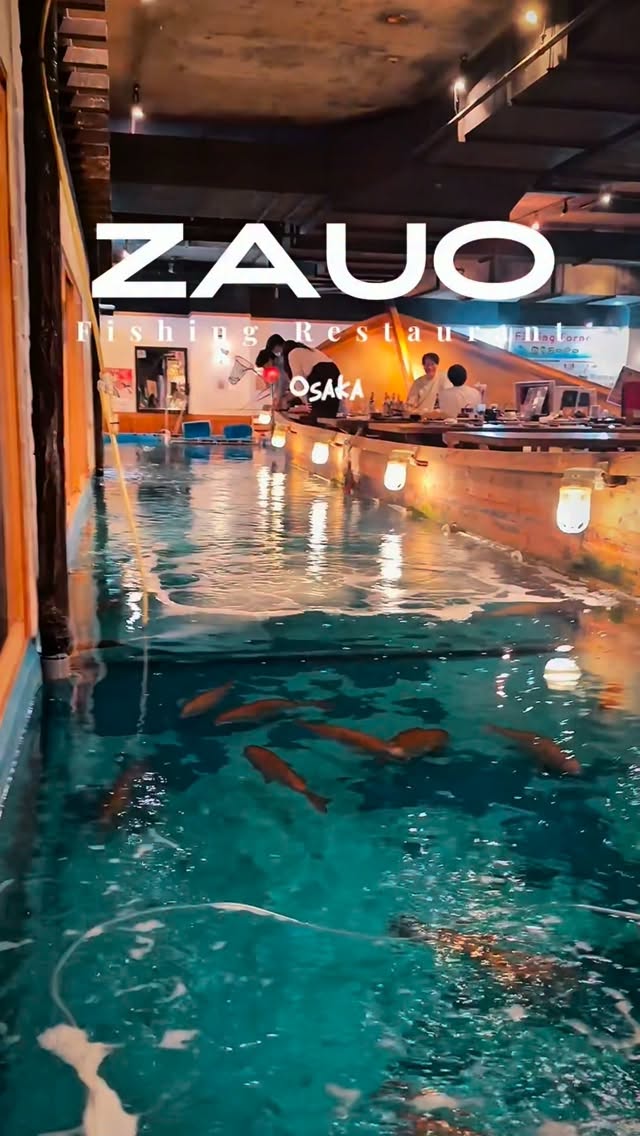 Catch Your Own Fish At Osaka's Zauo Restaurant