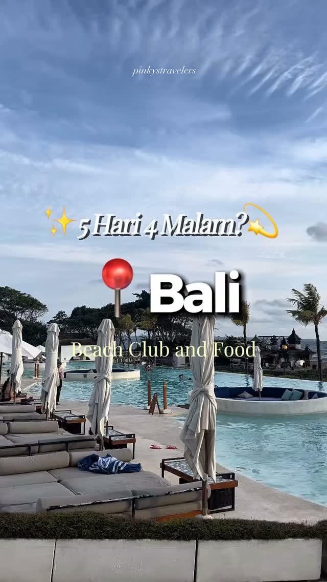 Bali Beach Clubs, Cafes, and Restaurants Itinerary