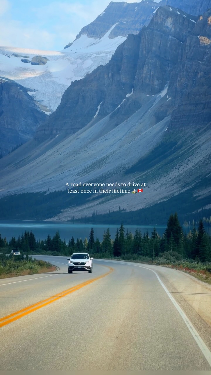 Icefields Parkway's Glacial Lakes and National Parks