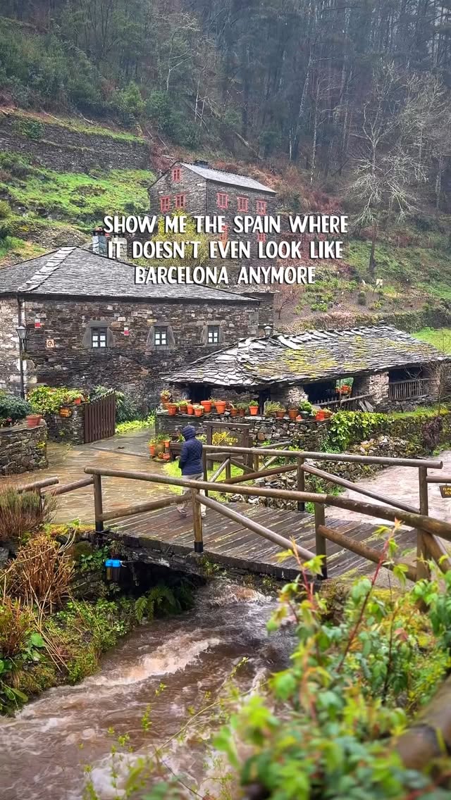 Asturian Villages With Stone Houses