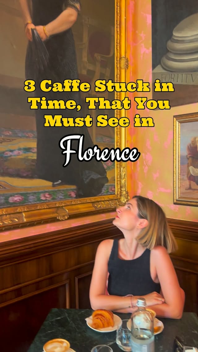 Florence's Historic Cafes Offer Timeless Charm
