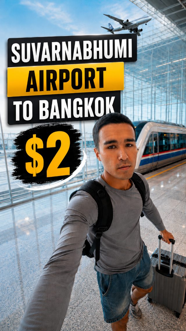 Bangkok Airport Rail Link to City Center