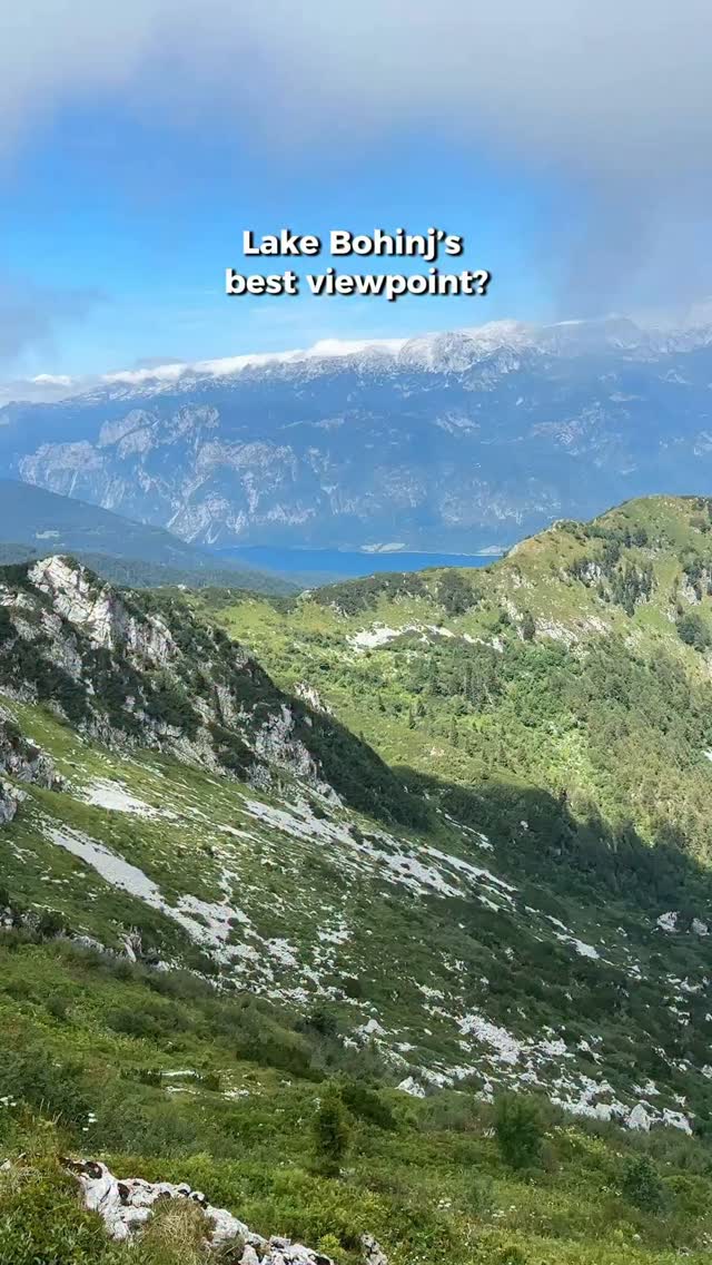 Hiking to Črna Prst with Views of Lake Bohinj
