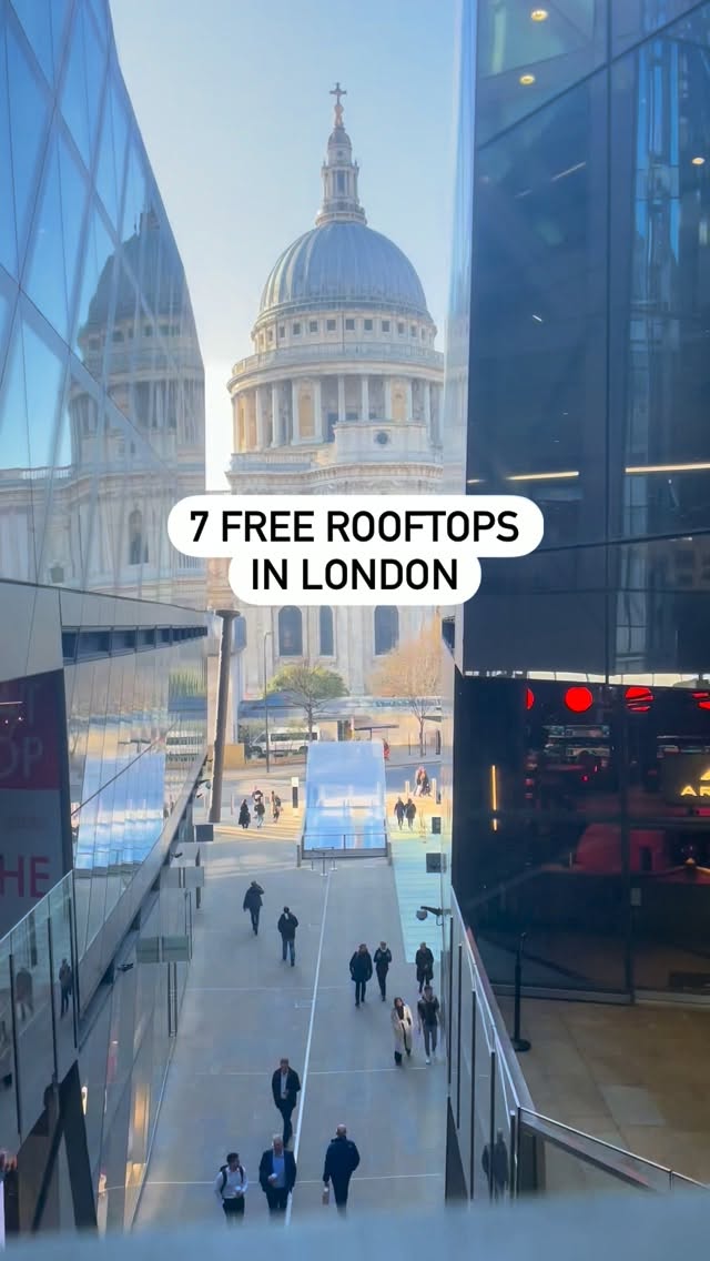 London's Free Rooftop Gardens Offer City Views