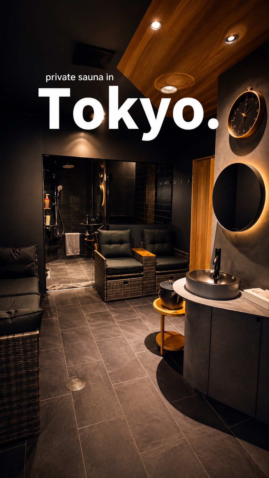 Tokyo Private Sauna Offers 24-Hour Relaxation
