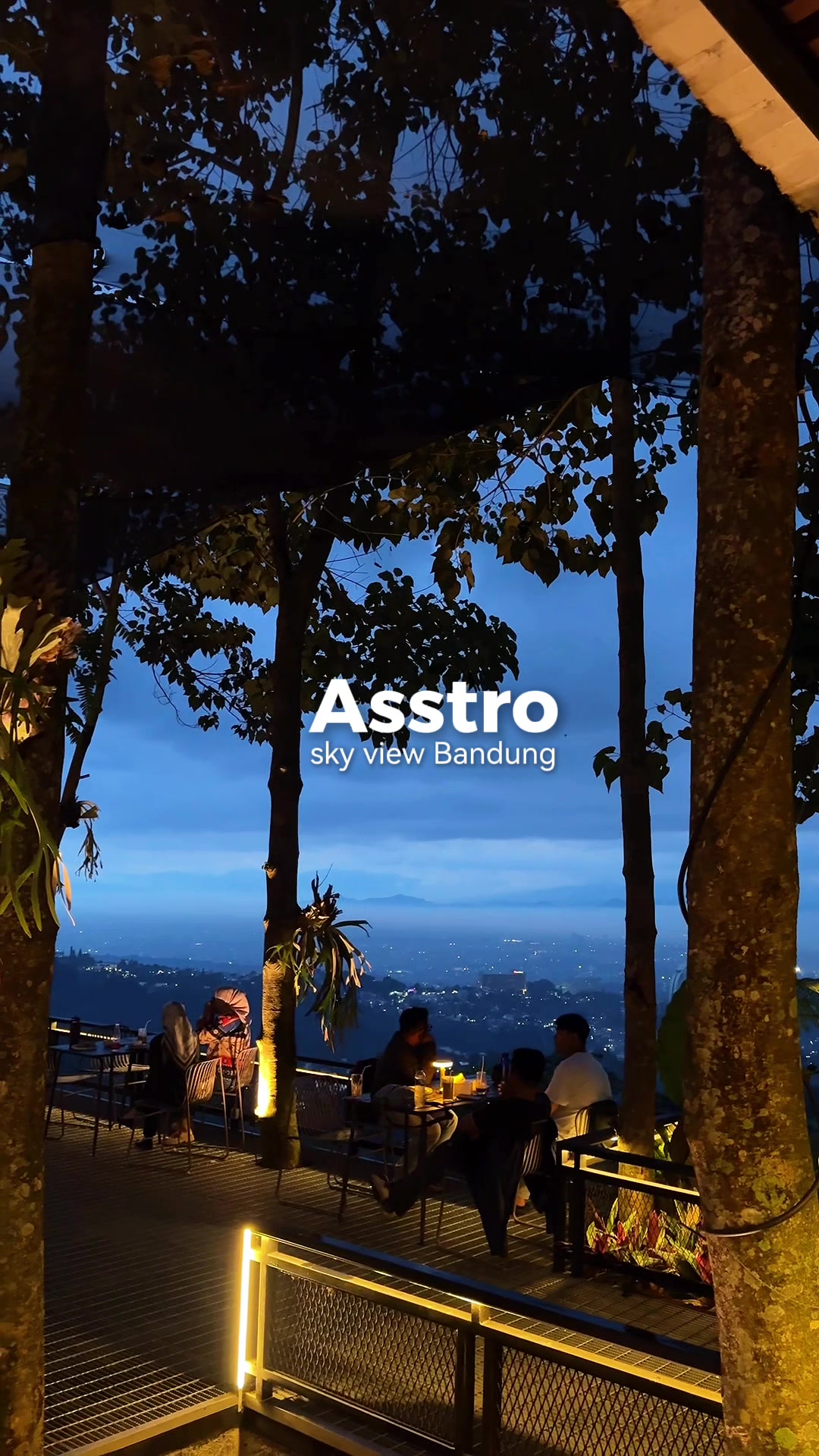 Asstro Sky View Restaurant Offers City Light Views