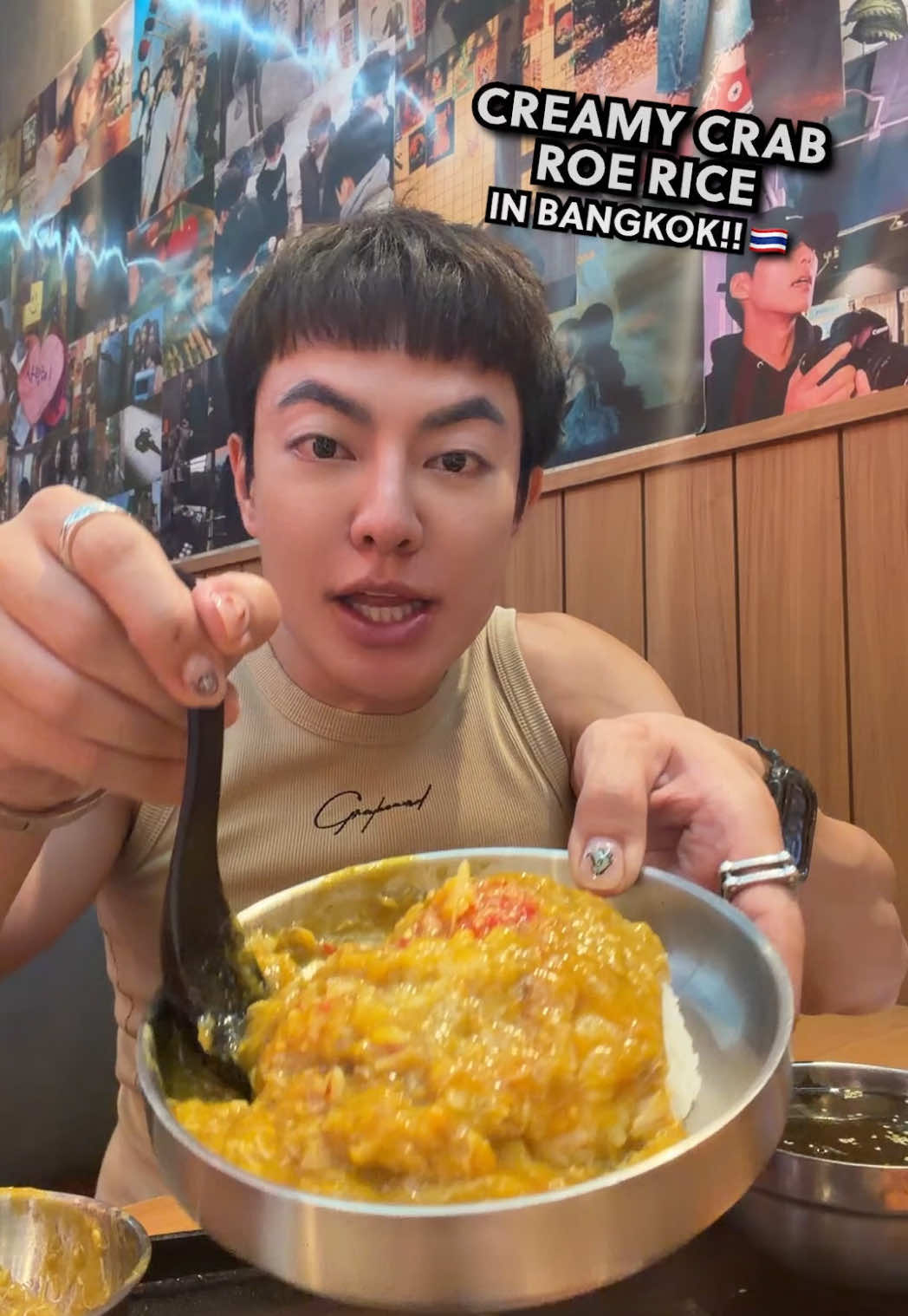 Creamy Crab Roe Rice: A Bangkok Delight