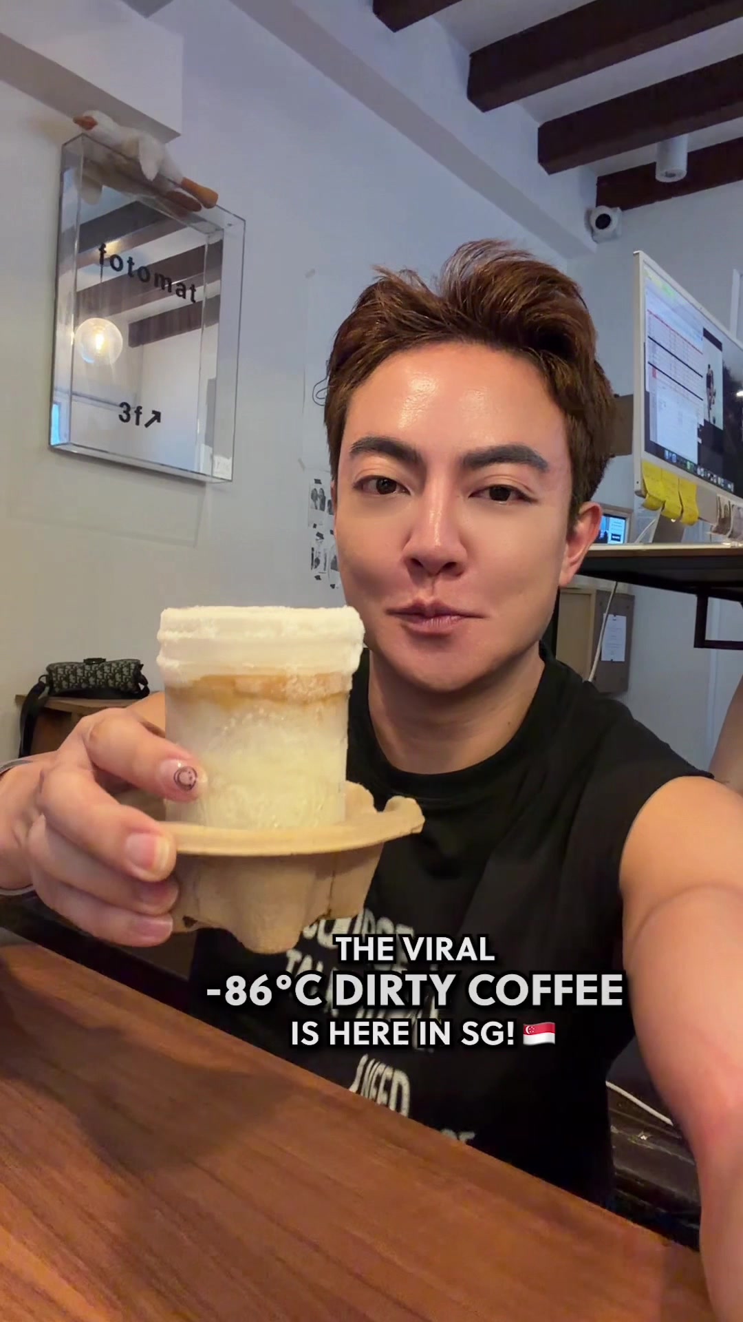 Viral Dirty Coffee from Shanghai Arrives in Singapore