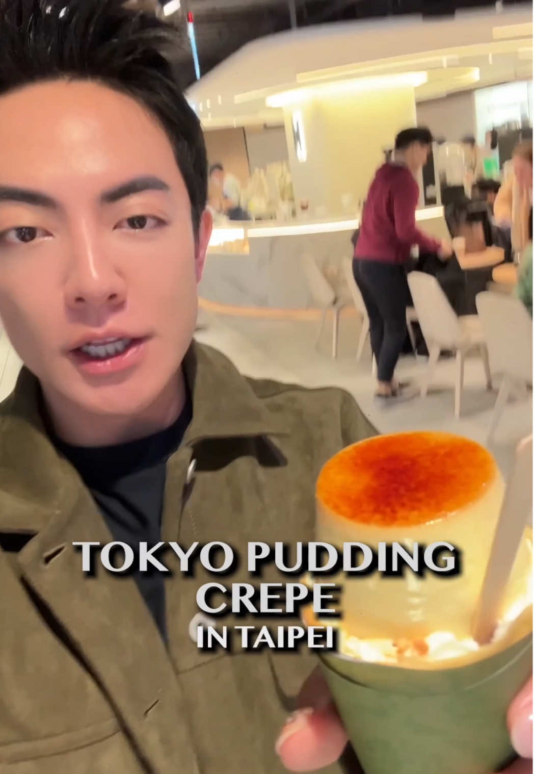 Taipei's Tokyo Pudding Crepe Experience