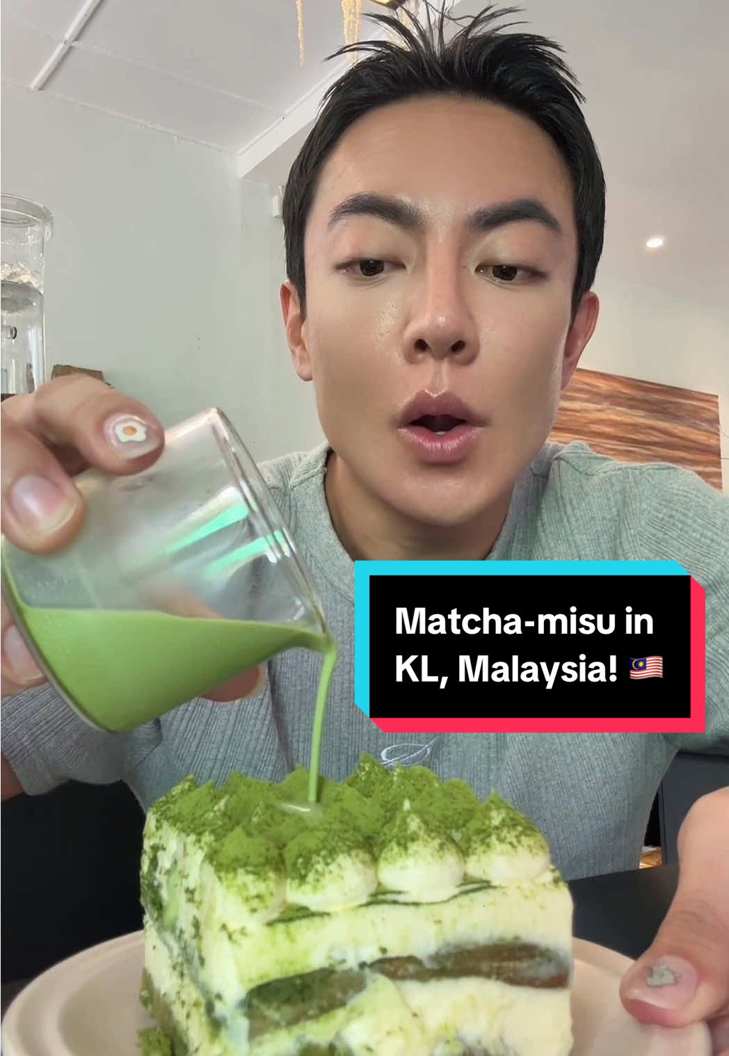 Matcha-misu Dessert At Hani Coffee & Roastery
