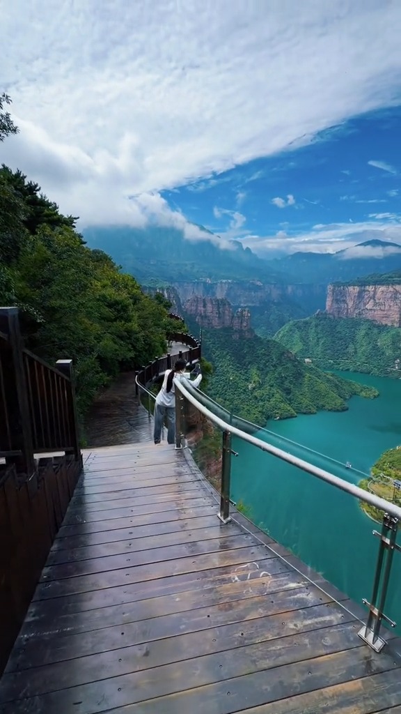 Baoquan Scenic Area's Dramatic Cliffs and Waters