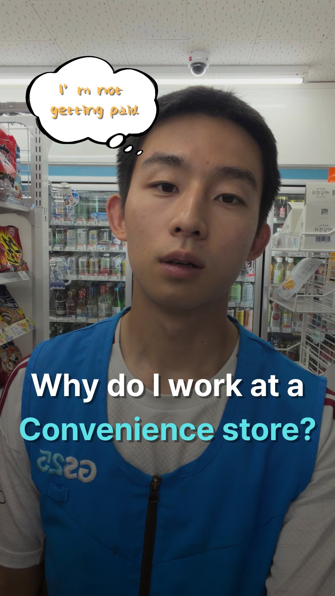 Convenience Store Supported by Family Labor