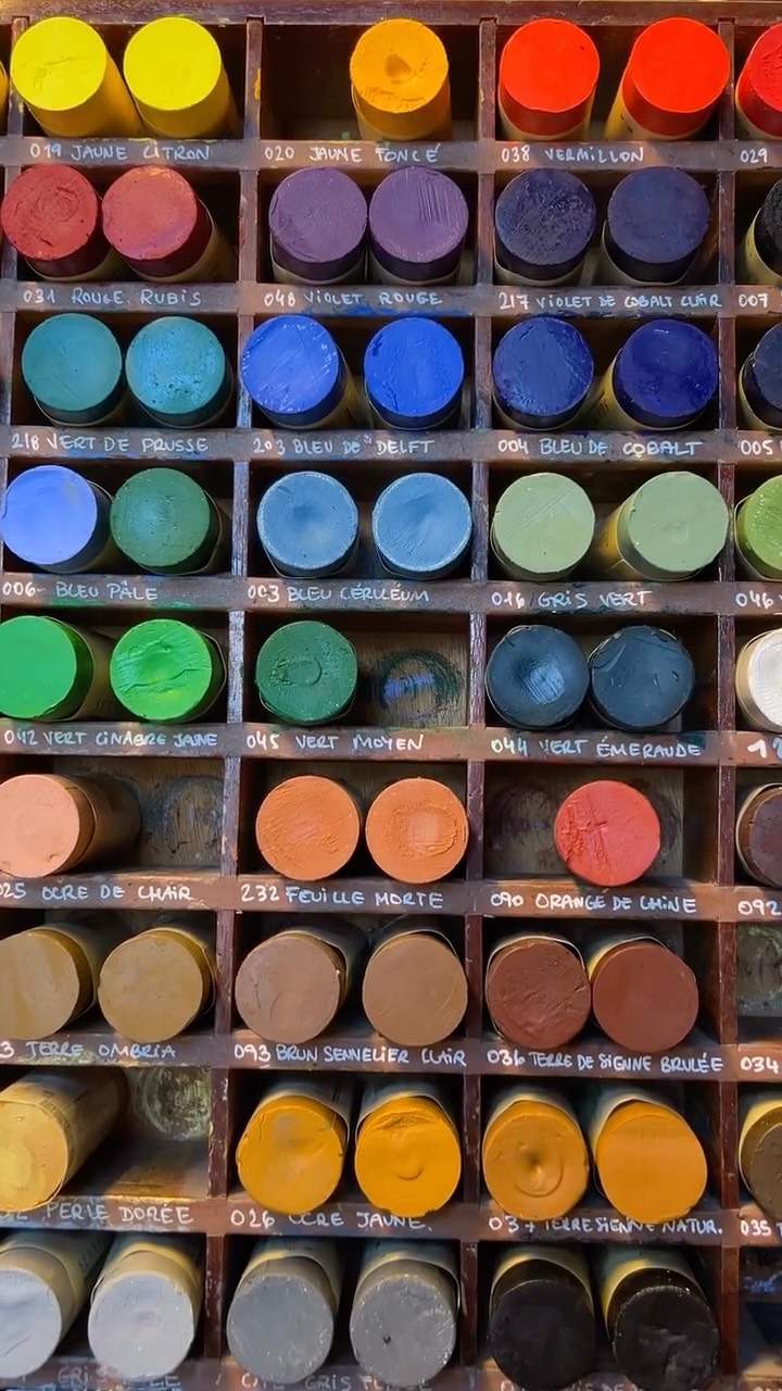Parisian Art Store Visited By Master Painters