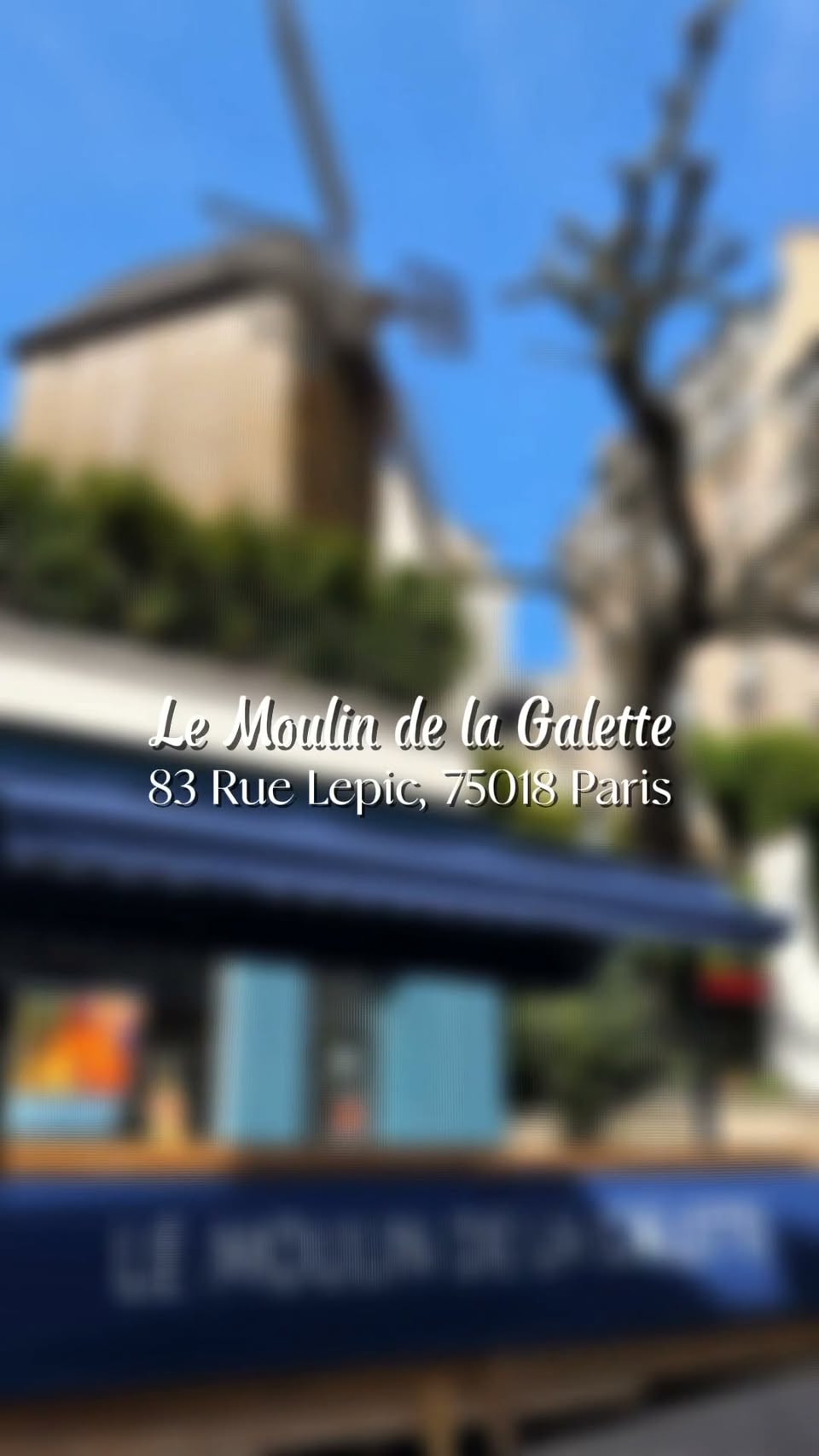 Parisian Restaurant Experience At Le Moulin de la Galette