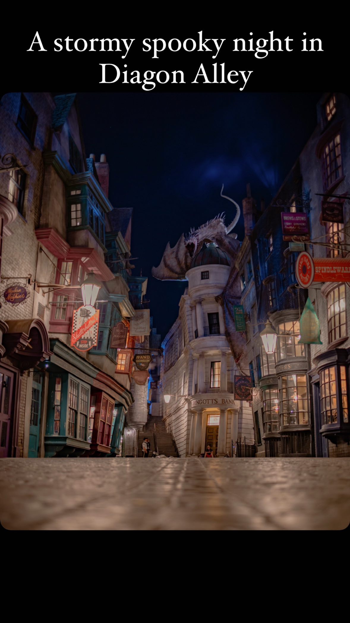 Universal Orlando's Wizarding World Stormy Night