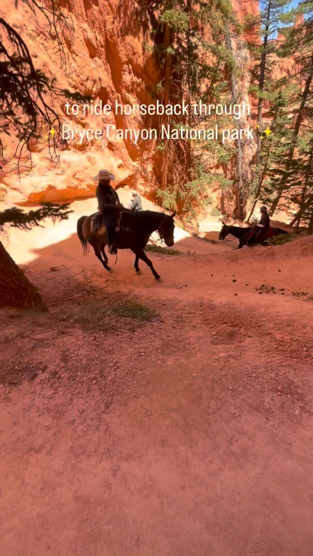 Horseback Riding Through Bryce Canyon's Red Rock Formations