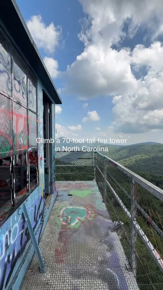 North Carolina Mountain Peaks And Forest Views