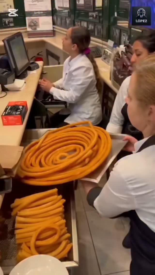 Madrid's Classic Churros Near Puerta del Sol