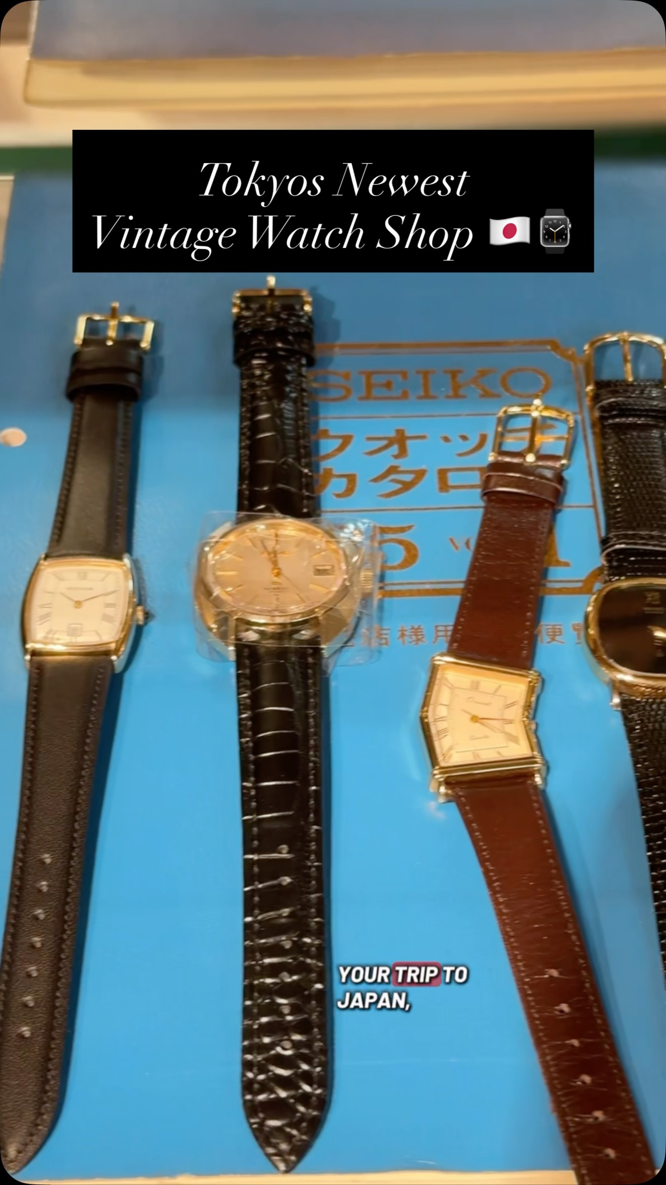 Tokyo Vintage Watch Shops
