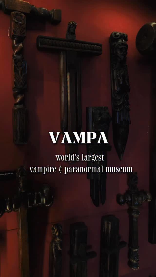 Vampire and Paranormal Museum Showcases Spooky Artifacts