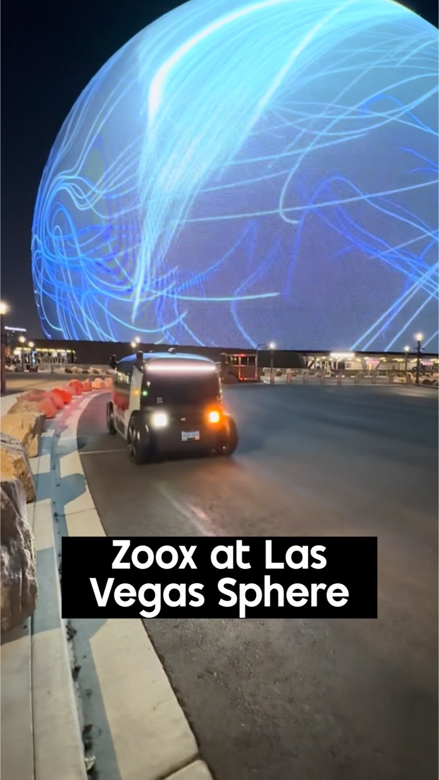 Robotaxi Service Available for Las Vegas Sphere Trips