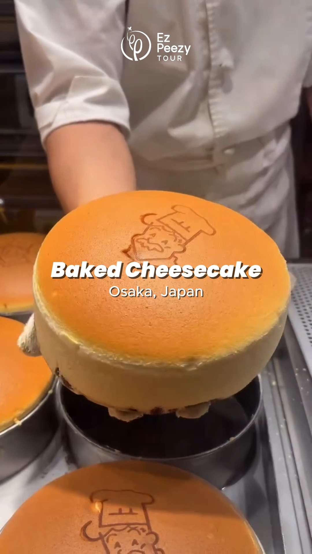 Osaka's Famous Fluffy Cheesecake Making Process
