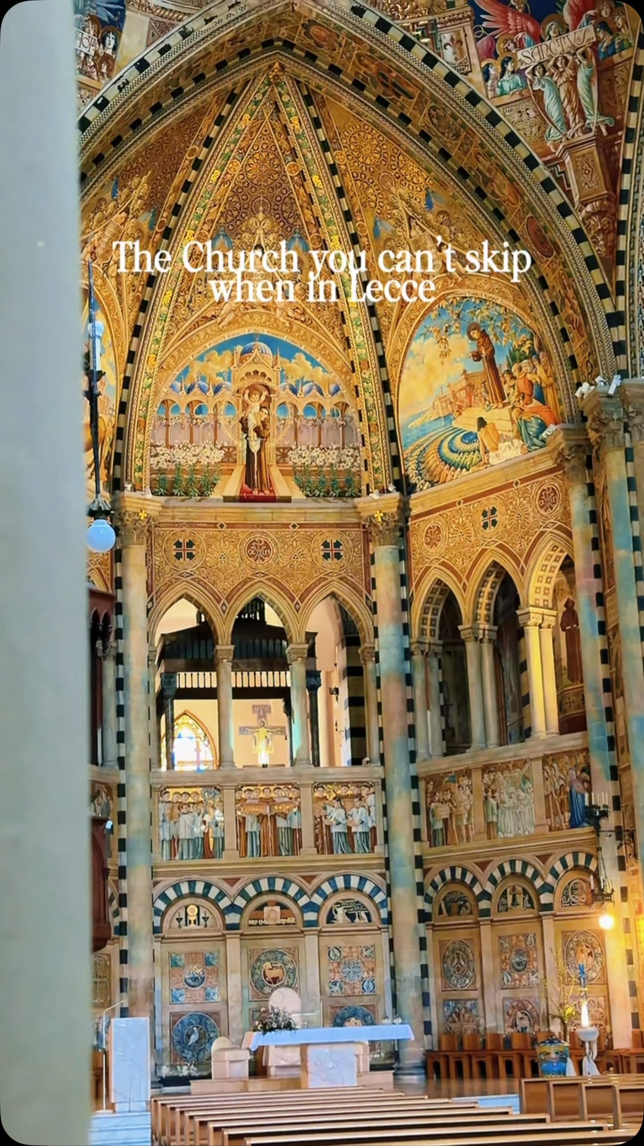 Lecce's Stunning Sant'Antonio Church Interior