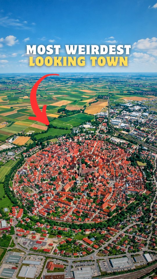 Town Built Inside an Ancient Asteroid Crater