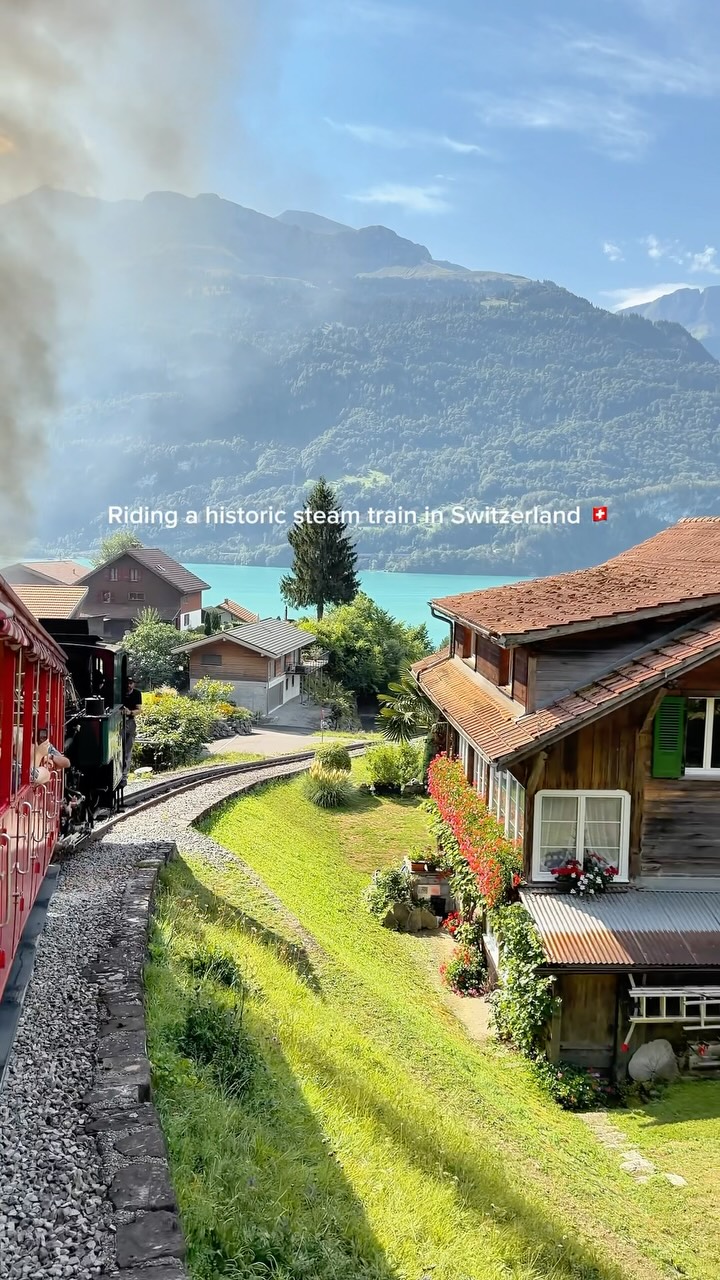 Alpine Steam Train Journey Through Switzerland