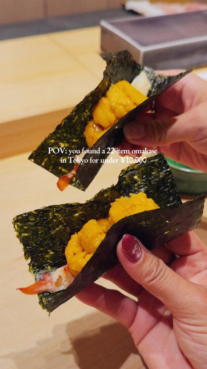 Affordable Omakase Experience in Tokyo