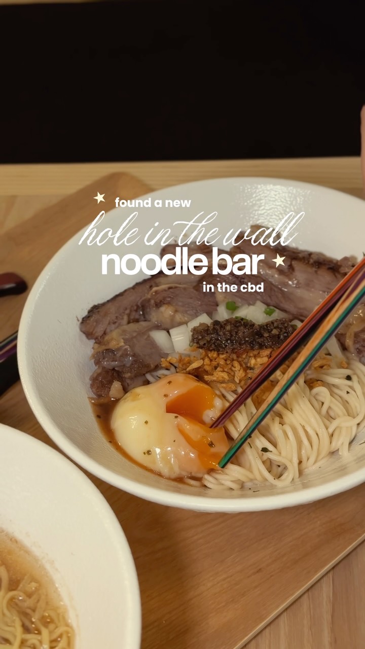Singapore's New Noodle Bar Serves Chewy Noodles