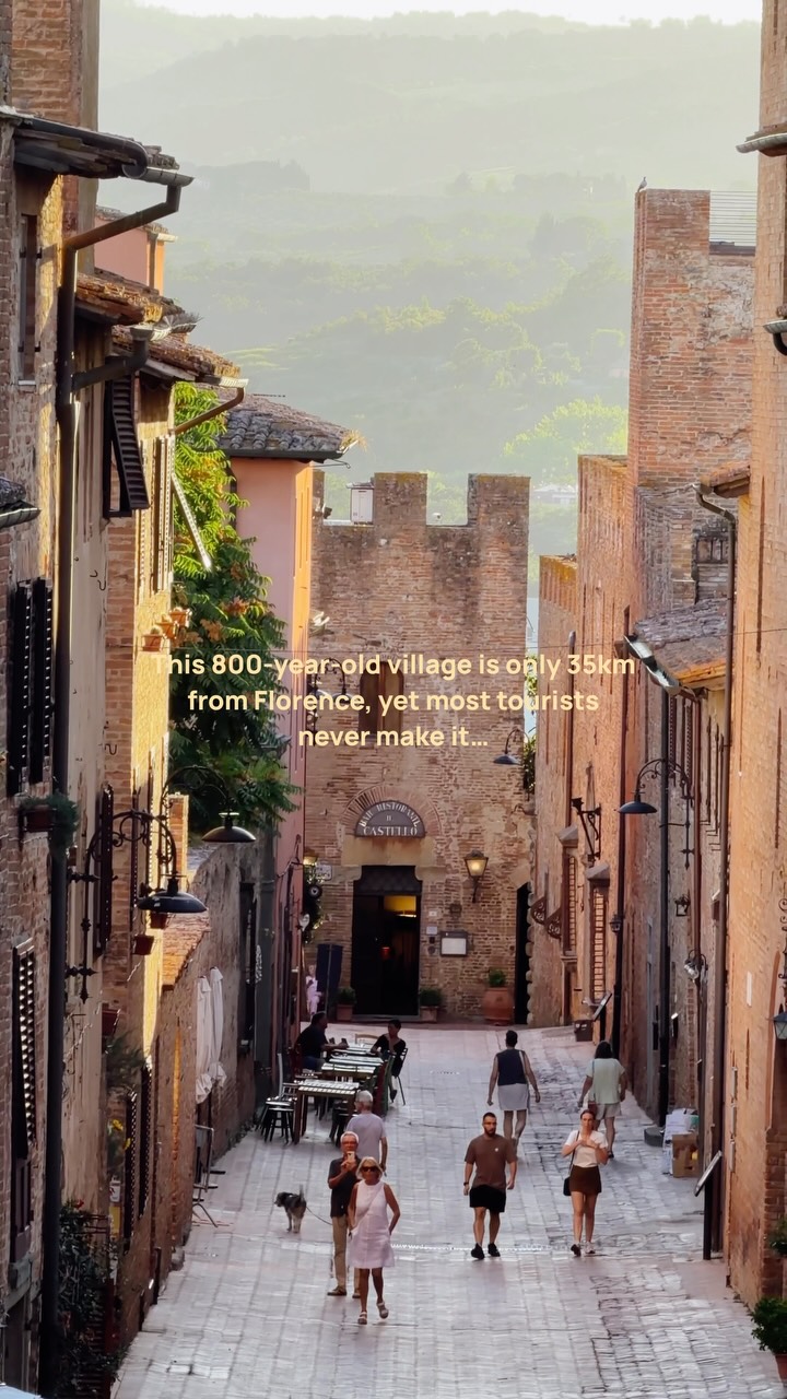 Medieval Tuscan Village Accessible By Funicular