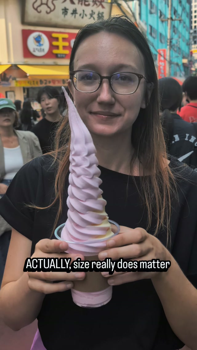 Myeongdong Shopping Street's Giant Soft-Serve Ice Cream