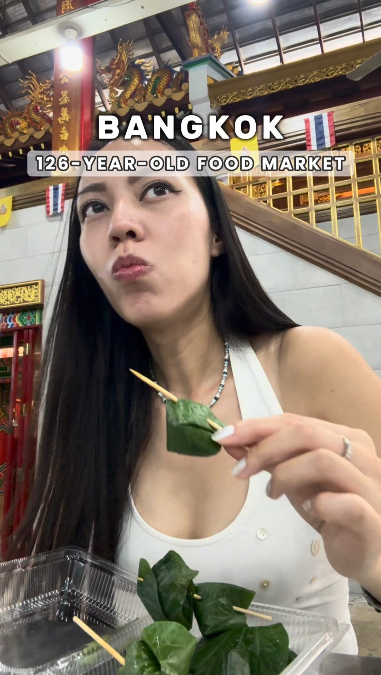 Historic Thai Market and Oldest Wooden Cinema