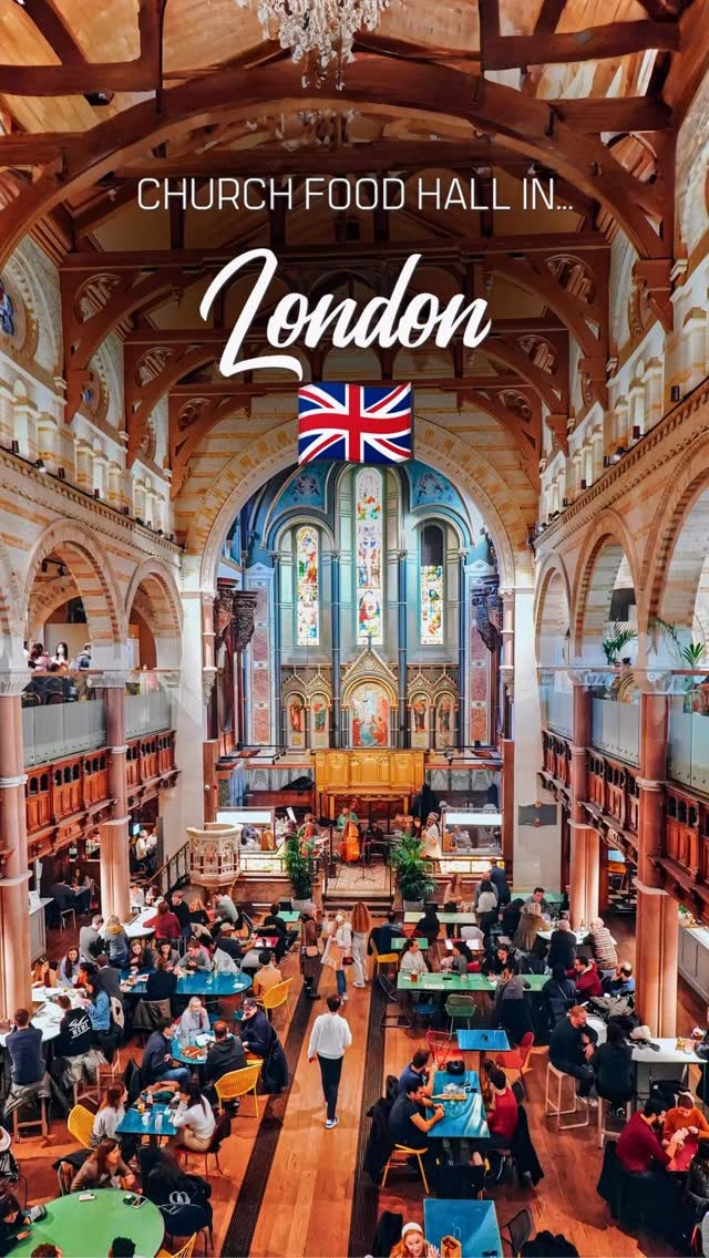 Historic London Church Hosts Vibrant Food Market