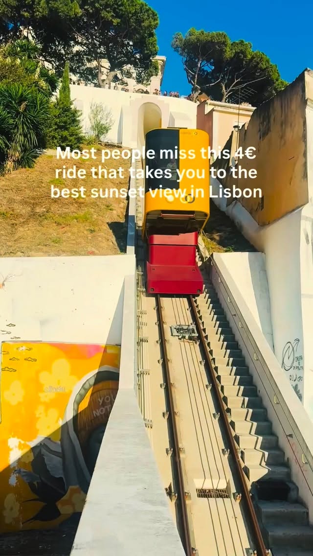 Lisbon Funicular Ride to Sunset Views