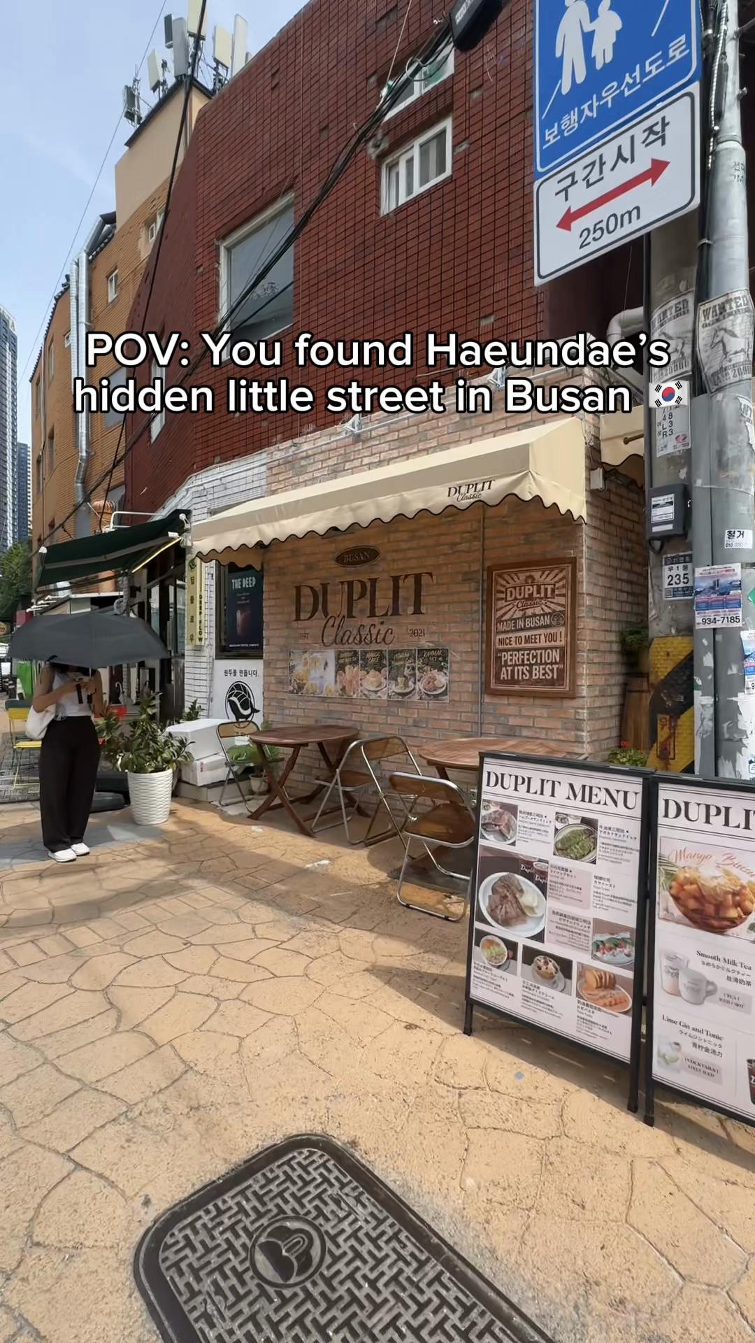 Haeundae's Charming Haeridan-gil Street