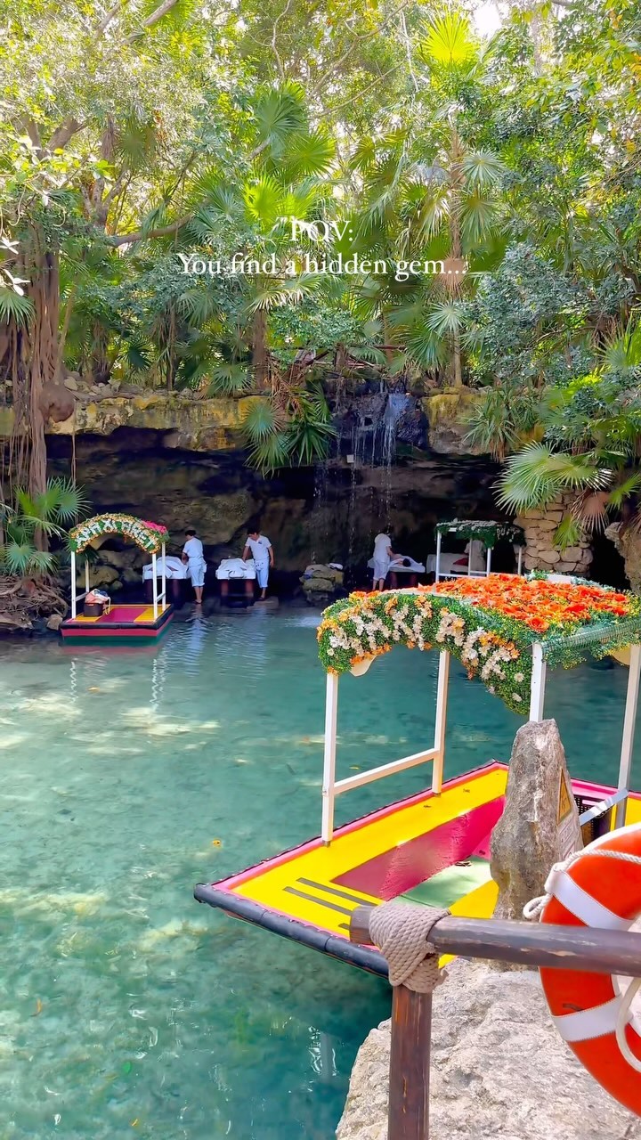 Relaxing Spa in Mexico's Xcaret Park