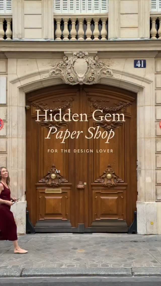Parisian Paper Shop with Bespoke Stationery