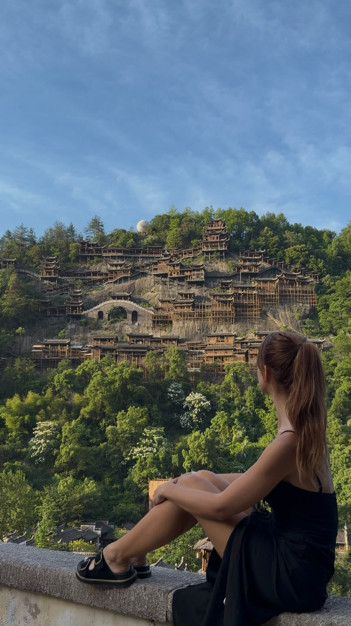 Surreal Chinese Valley Town Offers Imaginative Scenery