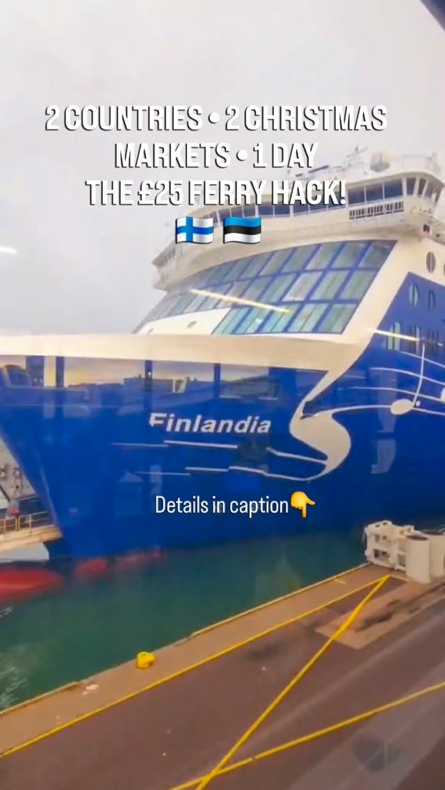 Ferry Trip: Helsinki and Tallinn Christmas Markets