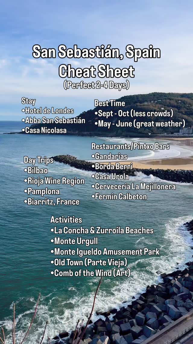 San Sebastián Guide: Pintxos, Beaches, and Day Trips