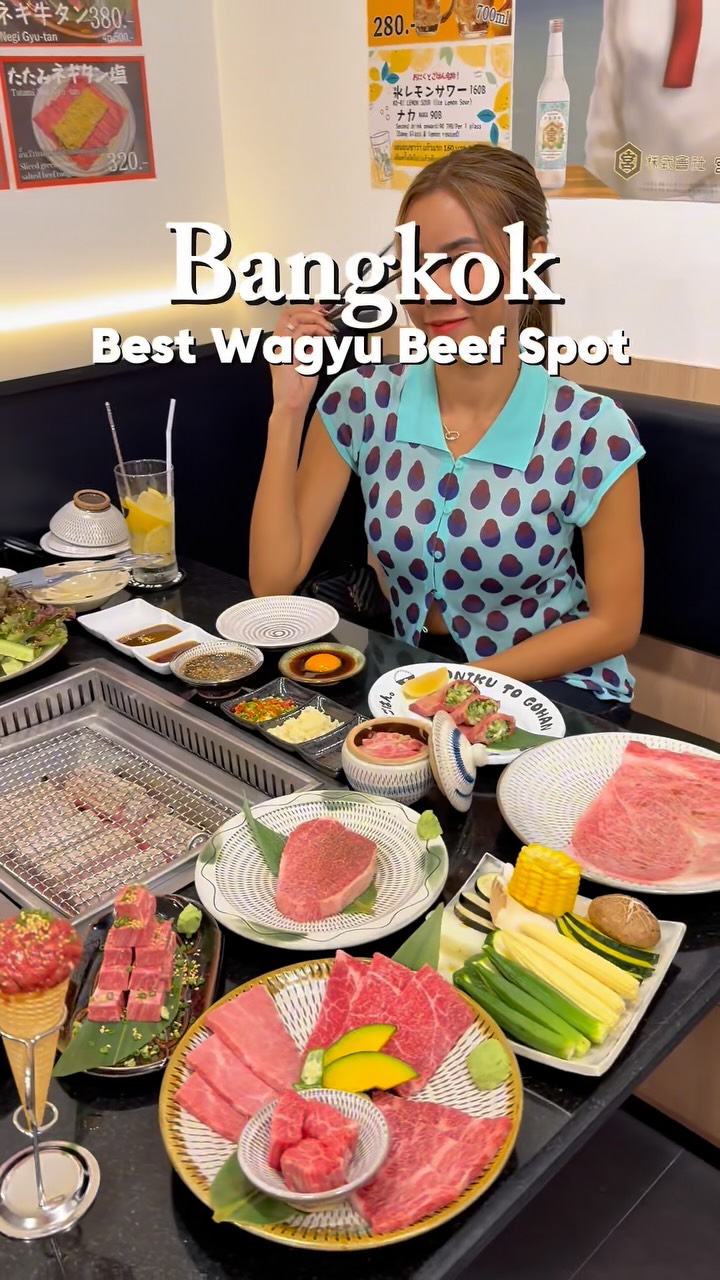 Premium Wagyu Beef at Bangkok Japanese BBQ Spot